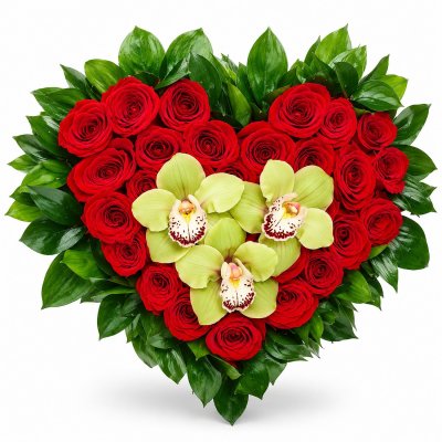 Serce i orchidee